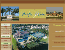 Tablet Screenshot of portofinoshores.net